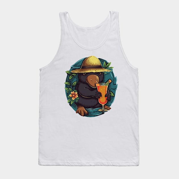 Cool Platypus Tank Top by POPITONTHEWALL